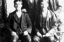 036: l-r back, John Carroll and John Reddy, front, Peter Bonia and Will Carroll. (circa 1897)
[courtesy of Betty (Carroll) Spurvey] Will Carroll is&amp;nbsp;supposedly 18 years old in the photo.
- John and Will sons of John Carroll &amp;amp; Elizabeth Dunphy; John son of Michael Reddy &amp;amp;&amp;nbsp;Elizabeth Fagan; Peter son of John Bonia &amp;amp; Honorah Viscount.